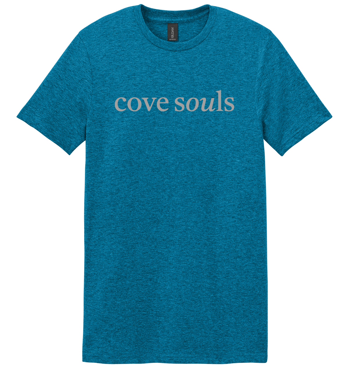 Lake Life Apparel - Cove Souls Antique Sapphire Softstyle Tee