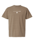 American Apparel - Unisex Garment-Dyed Heavyweight Cotton Tee - Faded Brown