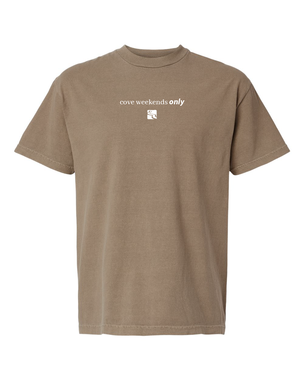 American Apparel - Unisex Garment-Dyed Heavyweight Cotton Tee - Faded Brown